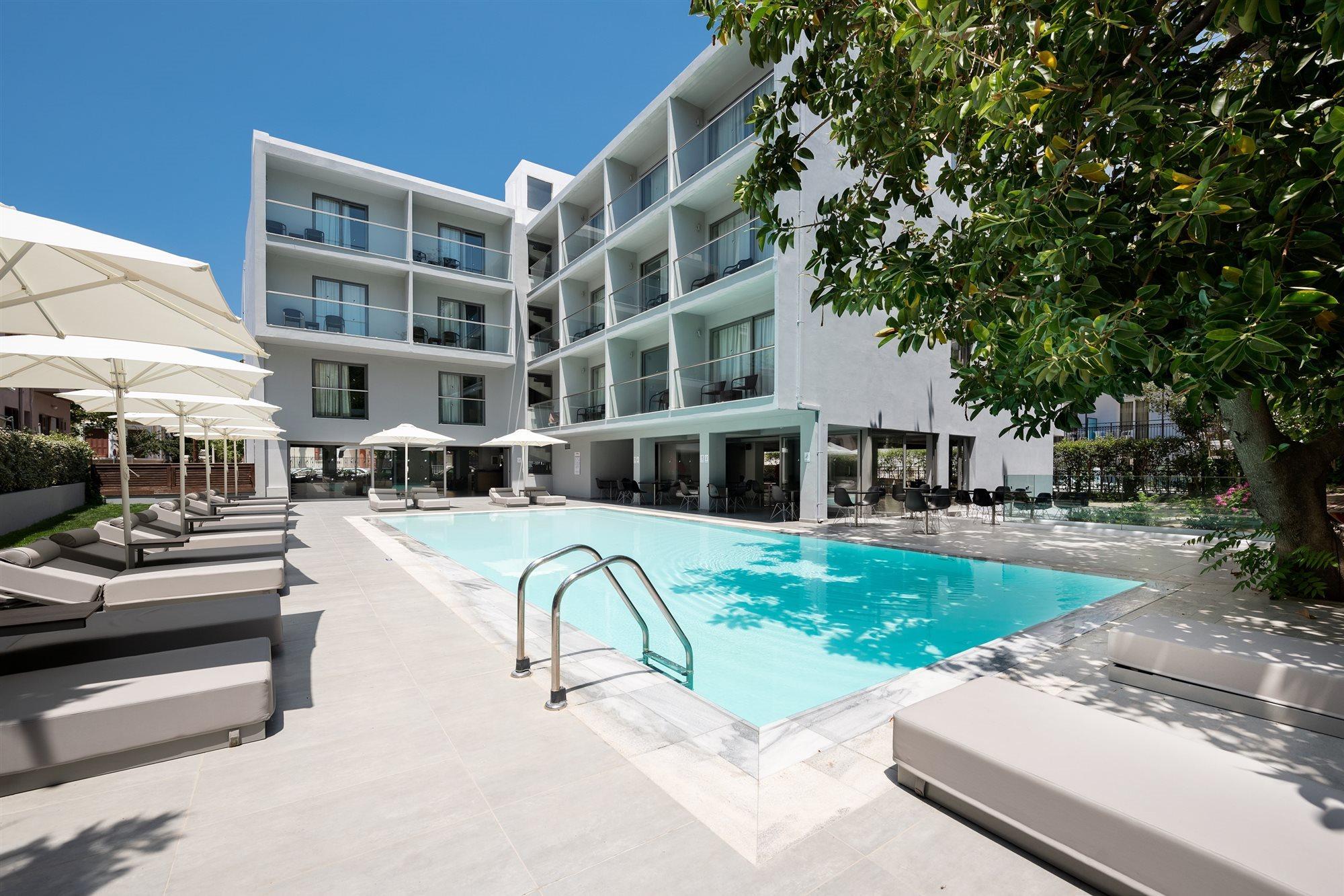 Oktober Downtown Boutique Hotel Rhodes City Eksteriør billede